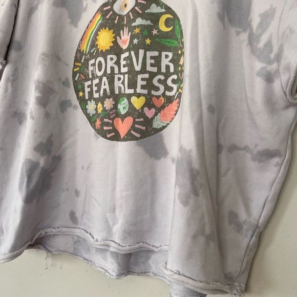 Anthropologie | Luke John Matthew Arnold Forever Fearless Graphic sweatshirt - Picture 5 of 8